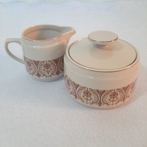 CREAMER AND SUGAR BOWL SET